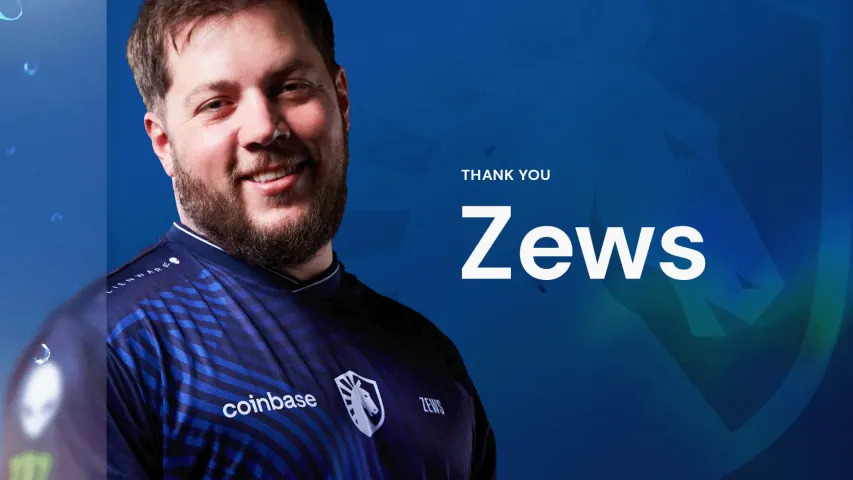 Liquid прощается с тренером zews в рамках реорганизации состава