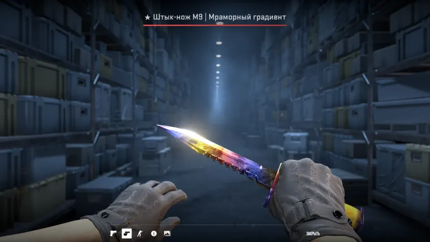 ★ M9 Bayonet Mermer Alacalı