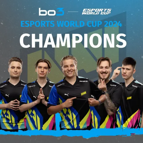 NAVI are champions of Esports World Cup 2024