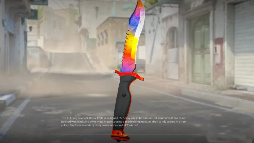 ★ Bowie Knife Marble Fade