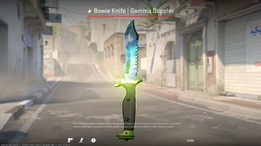 ★ Bowie Knife Gamma Doppler Phase 4