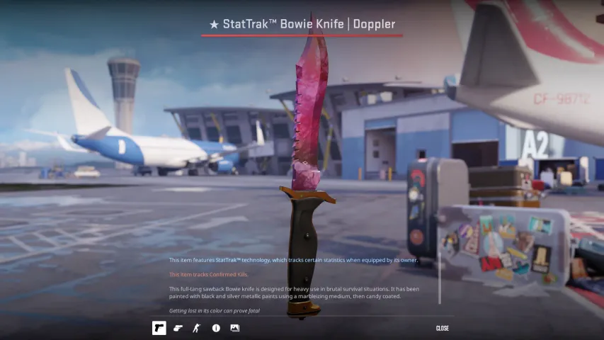 ★ Cuchillo Bowie Doppler Fase 2