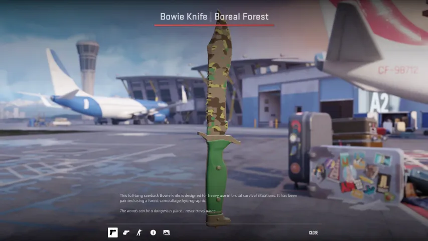 ★ Bowie Knife Boreal Forest