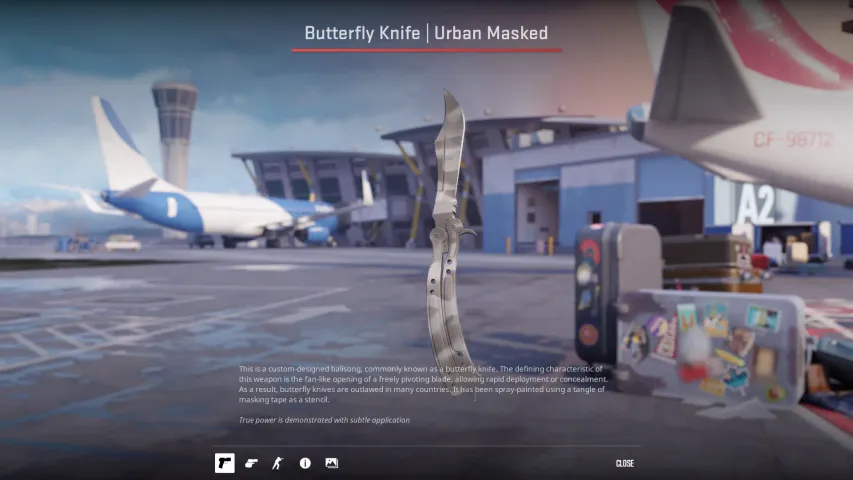 ★ Butterfly Knife Urban Masked