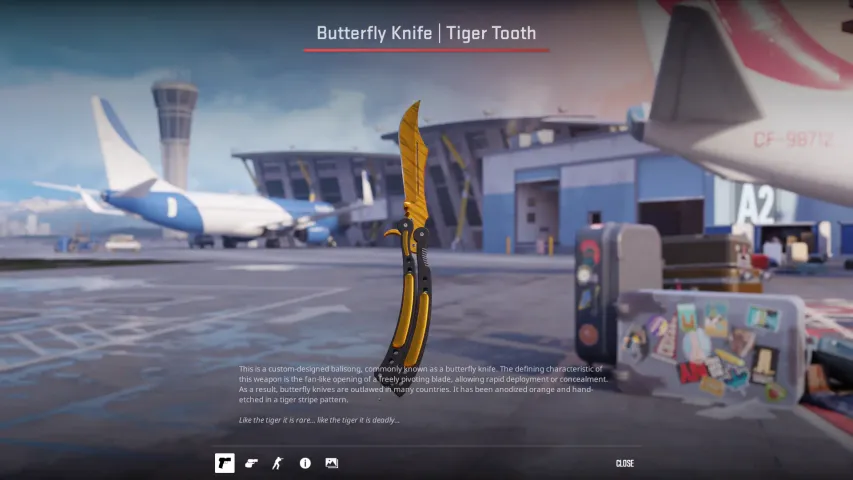 ★ Butterfly Knife Tiger Tooth