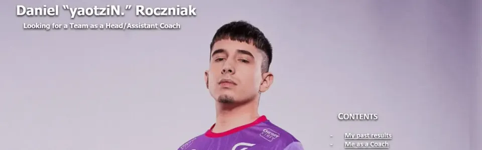 yaotziN przechodzi do nieaktywności w SK Gaming i przygotowuje się do opuszczenia zespołu