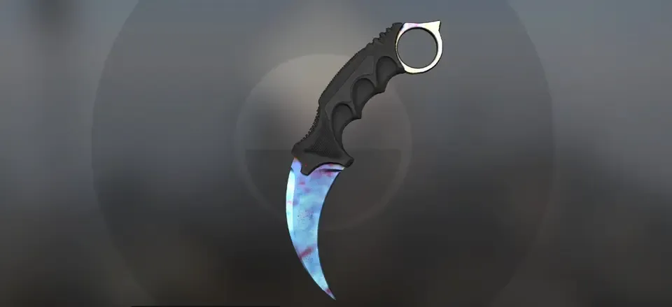 A skin collector bought a rare Karambit knife for $124,000 - only two such knives exist in the game