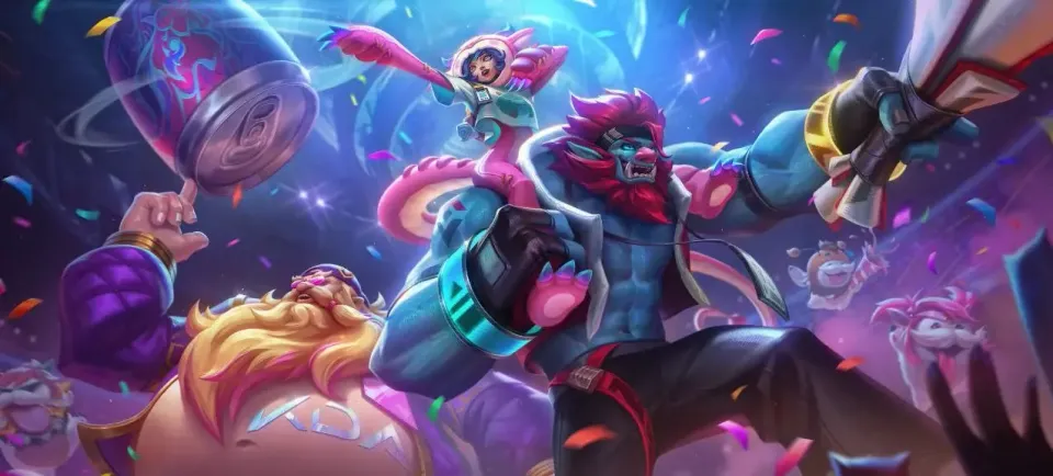 Novas skins para o 15 aniversário de League of Legends