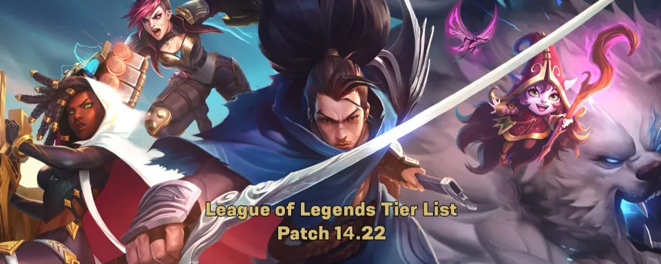 LoL Patch 14.22 Tier List: Best Champions for Every Role