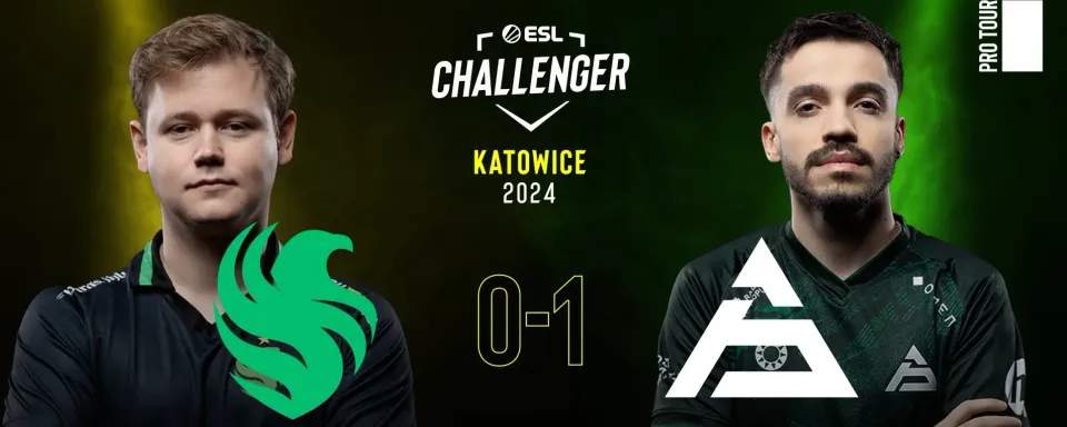 Falcons start ESL Challenger Katowice 2024 with a defeat against SAW: first match and an unexpected result