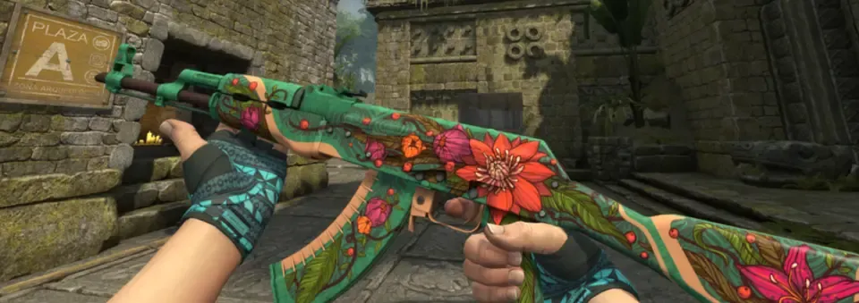 Petr1k has put up the AK-47 Wild Lotus for sale for $12,000 - the proceeds will be donated to charity