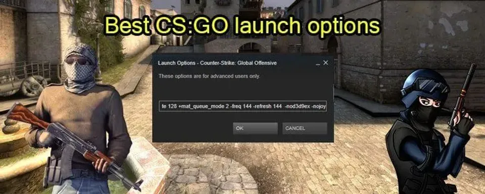 Launch settings in CS:GO: current settings in 2023