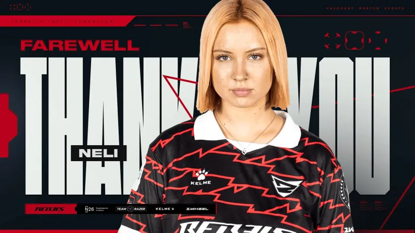 Neli leaves the female lineup of Rebels Gaming