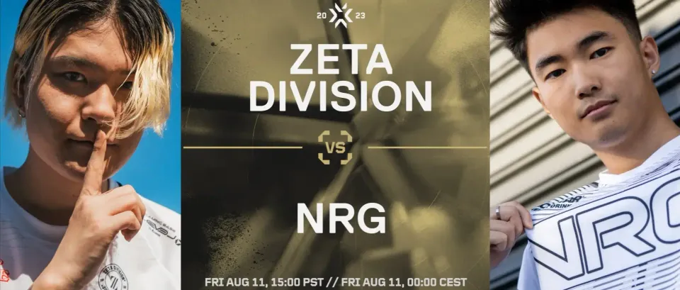 Всё или ничего - ZETA DIVISION встретится с NRG в матче на вылет в рамках Valorant Champions 2023