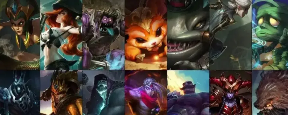 Les champions les plus joués dans League of Legends