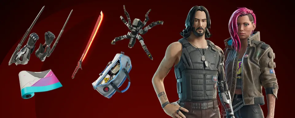 Cómo obtener cada skin de Cyberpunk 2077 en Fortnite