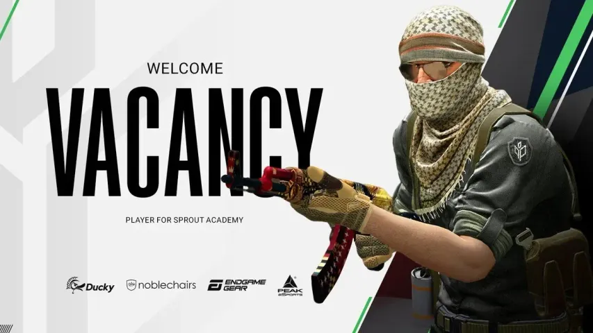 Vacancy has become Sprout Academy's fifth player